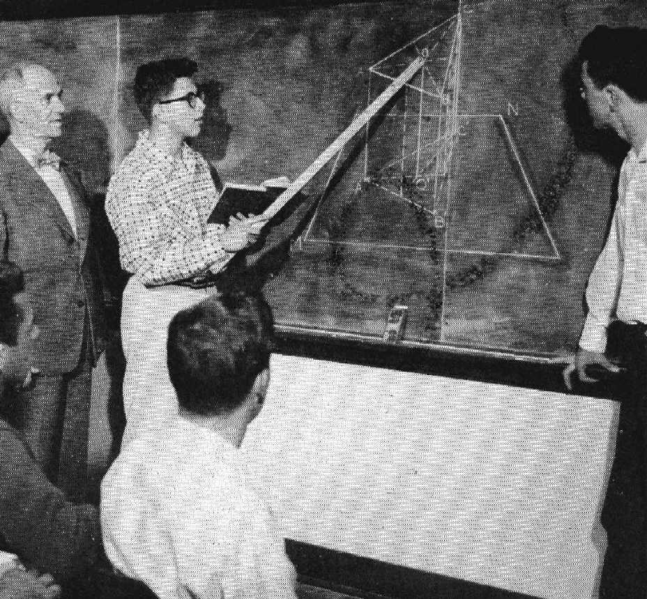 1955  HS Trigonometry class Sr year  Neal & Philip Clar.